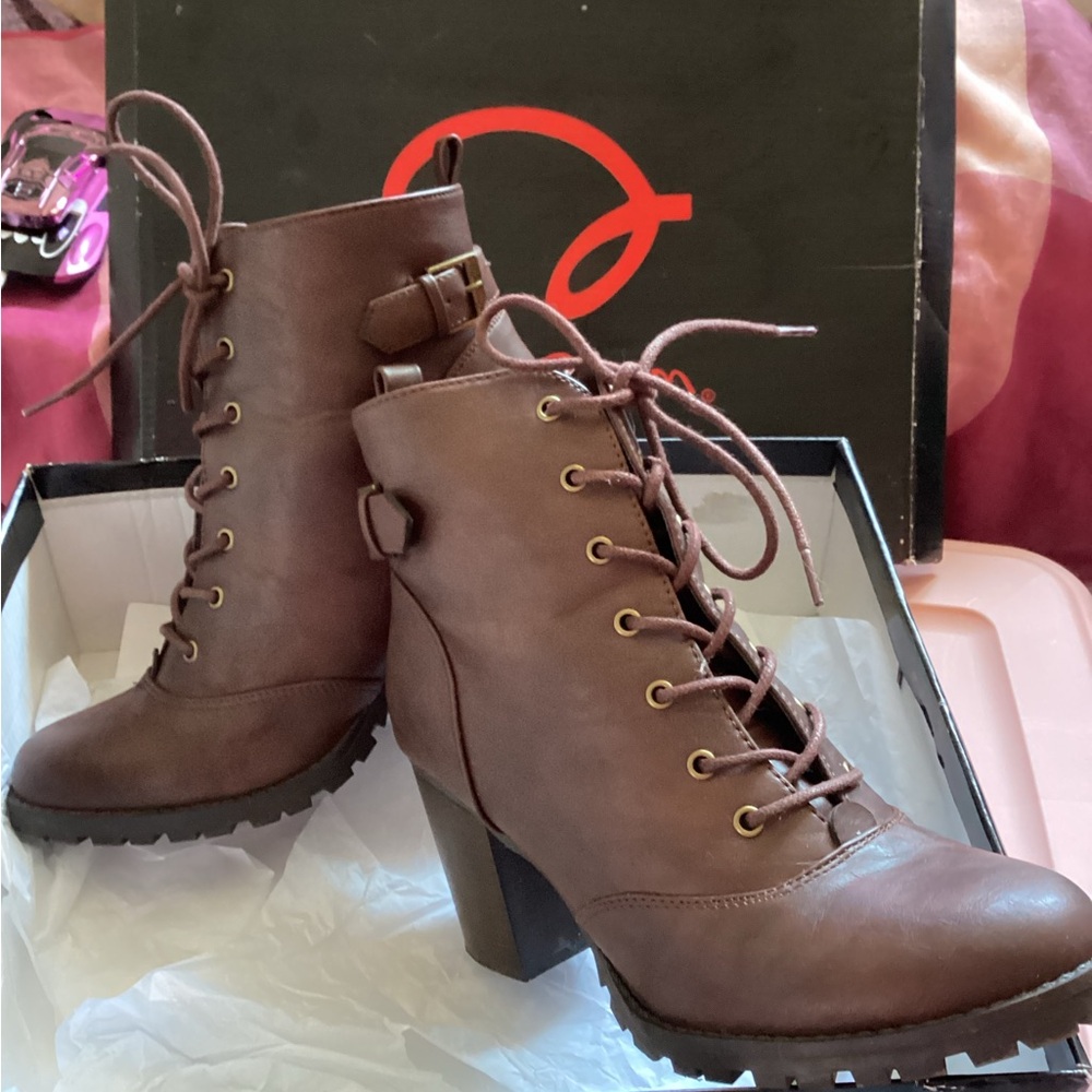 Brown Ankle Boots